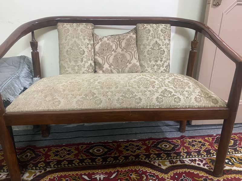 Pure wood sofa set 3