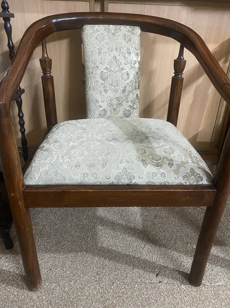 Pure wood sofa set 4