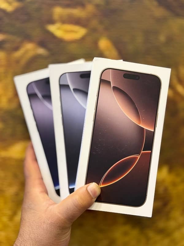 IPhone 16Pro Max JV 256GB Desert Non Active Box Packed 0