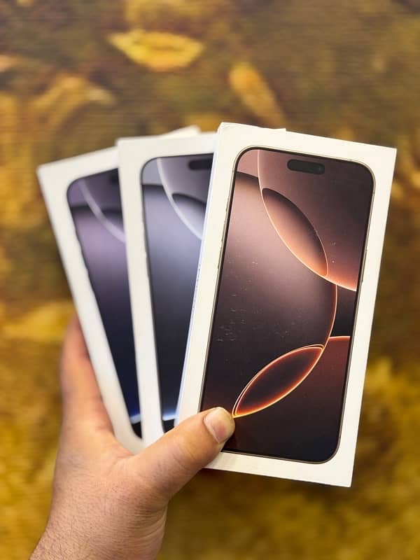 IPhone 16Pro Max JV 256GB Desert Non Active Box Packed 1