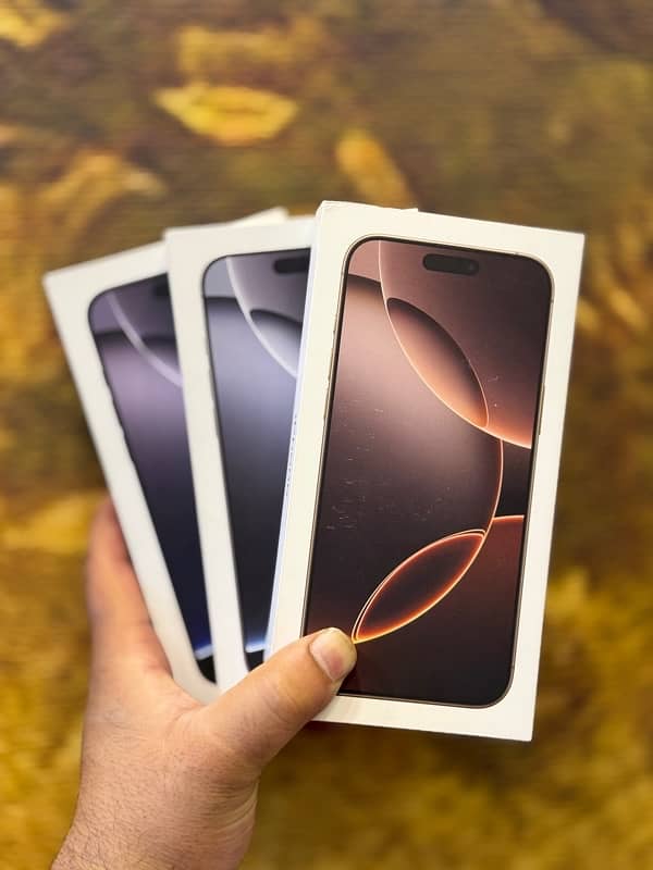 IPhone 16Pro Max JV 256GB Desert Non Active Box Packed 2