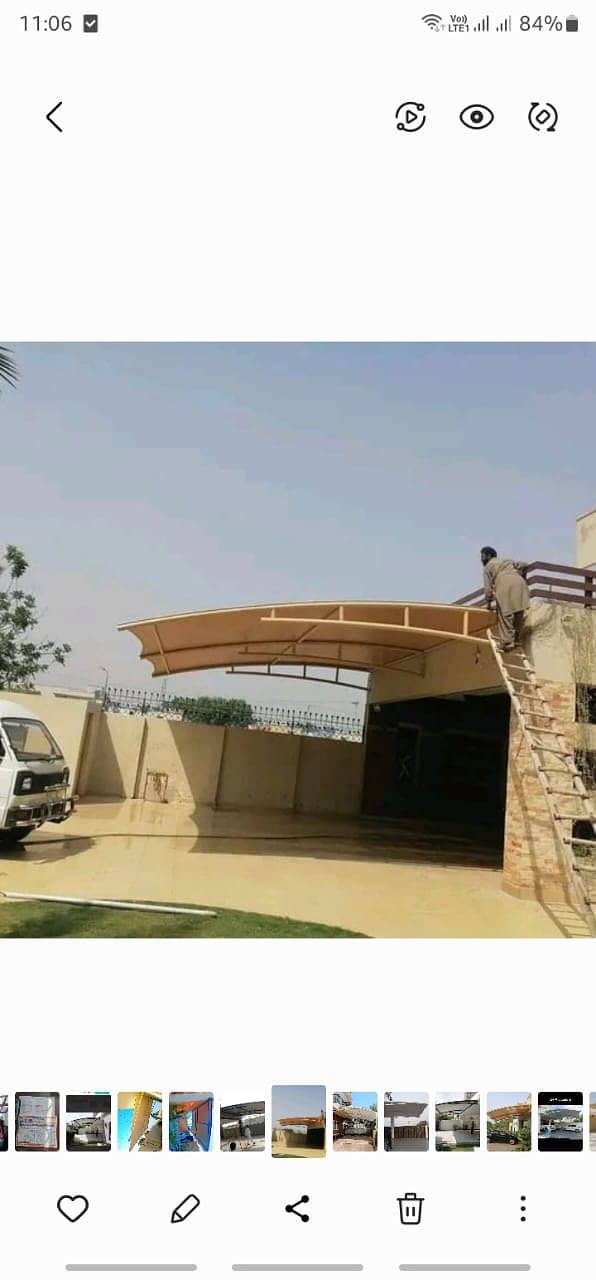 Car parking shade | sheds for sale | Fiber Shades | Tensile Shades 1