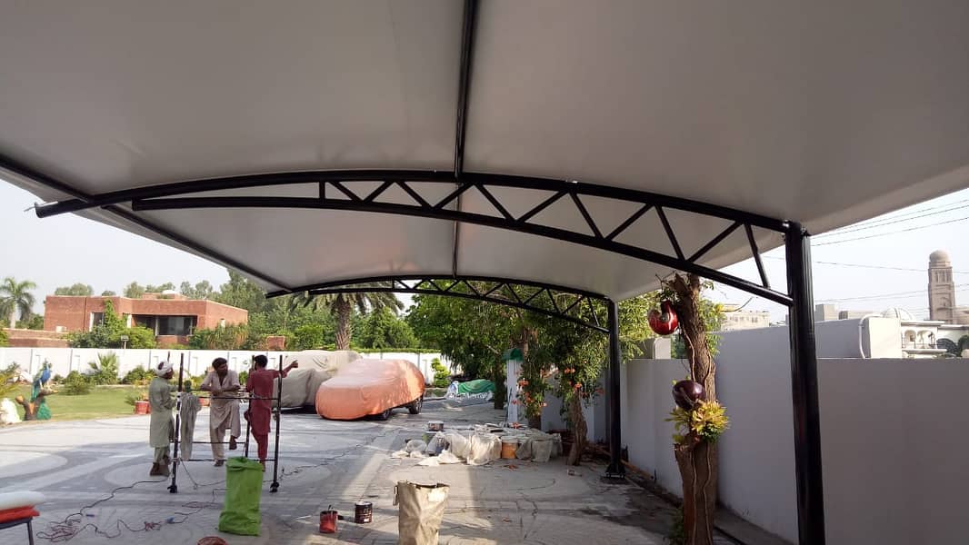 Car parking shade | sheds for sale | Fiber Shades | Tensile Shades 7
