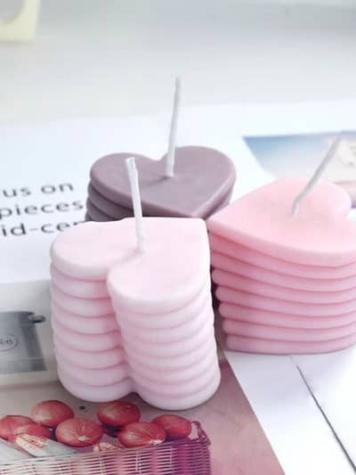 Heart Scented candles