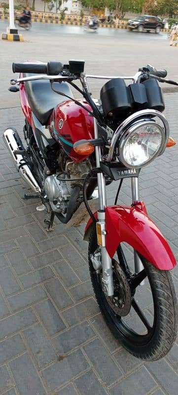 Yamaha Ybz Dx Ybr G 125 2022 Red Color 9/10 Condition 3