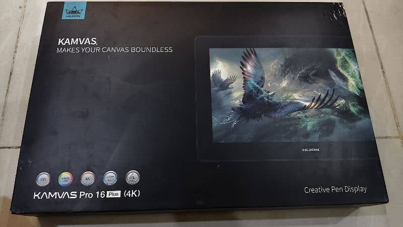 HUION Kamvas Pro 16 Plus 4K UHD Graphics Drawing Tablet 2