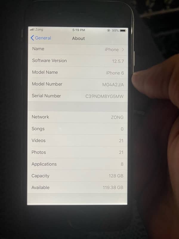 iPhone 6 128gb pta approved 4