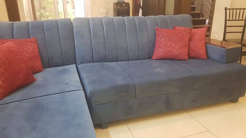 L shaped (Almost New) Sofa for sale 2