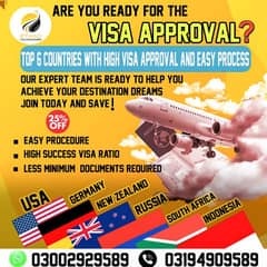 All VISAS available/USA,CAD,Schengn,Australia Etc/All E-Visa/Early App