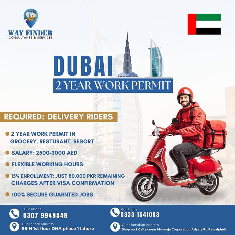 Need Delivery Riders for DUBAI 0