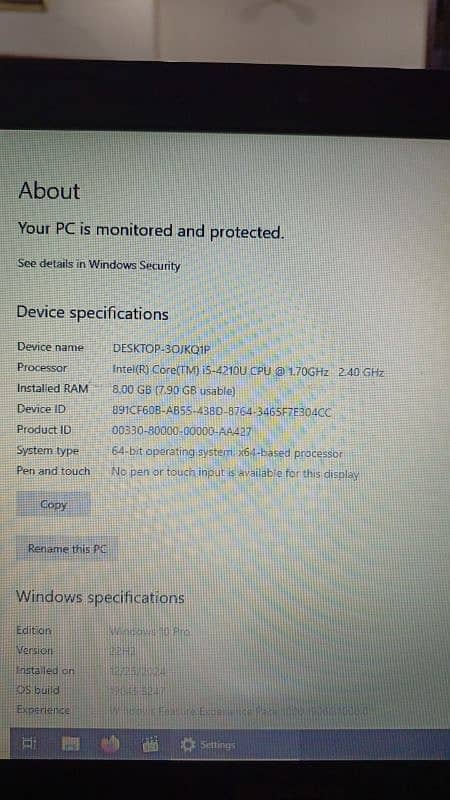 LENOVO Core i5 5
