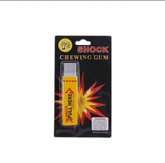 bubble  chewing gum shocking current