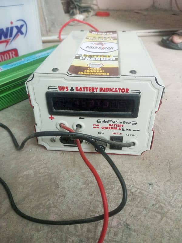 Phoenix 100R 12v battery + MicroTech Battery Charger and Inverter 4