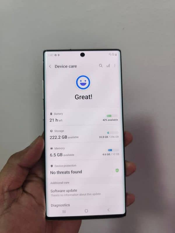 Samsung note 10 plus 12/256 GB 03230916581 my what'sap number 2