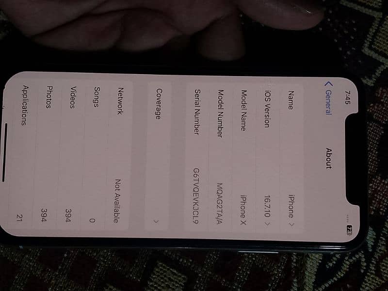 iphone x non pta 256jb barrte helt 84 condition 10 by 10 8