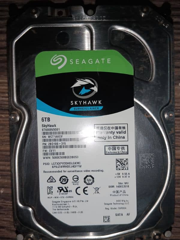 6TB hard disk for sale 0