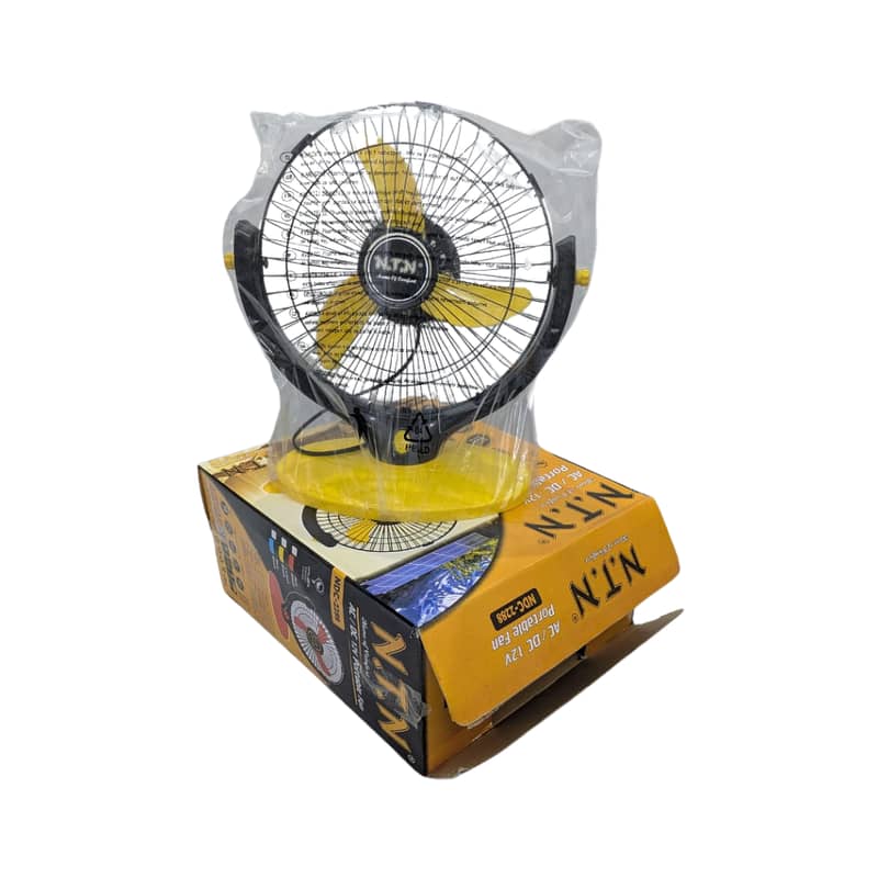 NTN Auto Rotatable Table Fan 12 Volt solar DC Fan With Free Supply 6