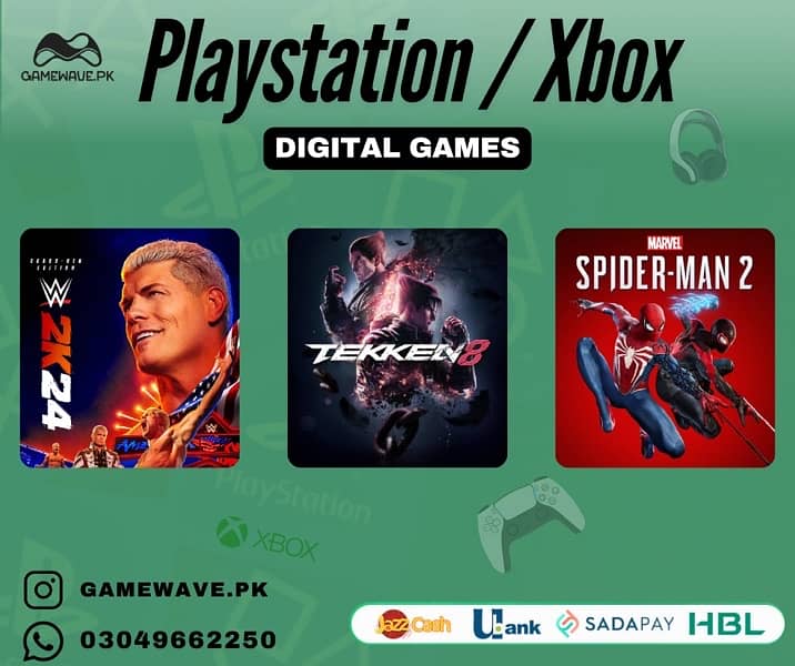 Ps 5 Games / Ps 4 Games / Xbox Games / Ps Plus / Gamepass / Ps Plus 5