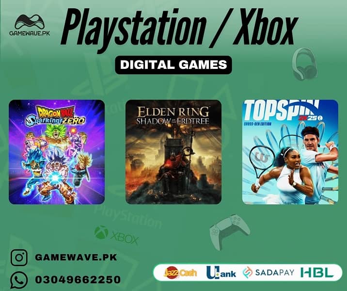 Ps 5 Games / Ps 4 Games / Xbox Games / Ps Plus / Gamepass / Ps Plus 6
