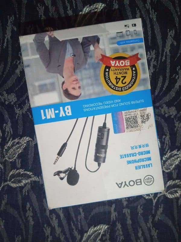 Verified Original BOYA BY-M1 Mic With Box and all parts with warranty 1
