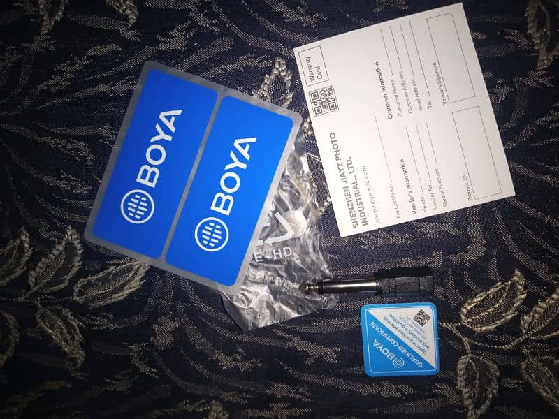 Verified Original BOYA BY-M1 Mic With Box and all parts with warranty 6