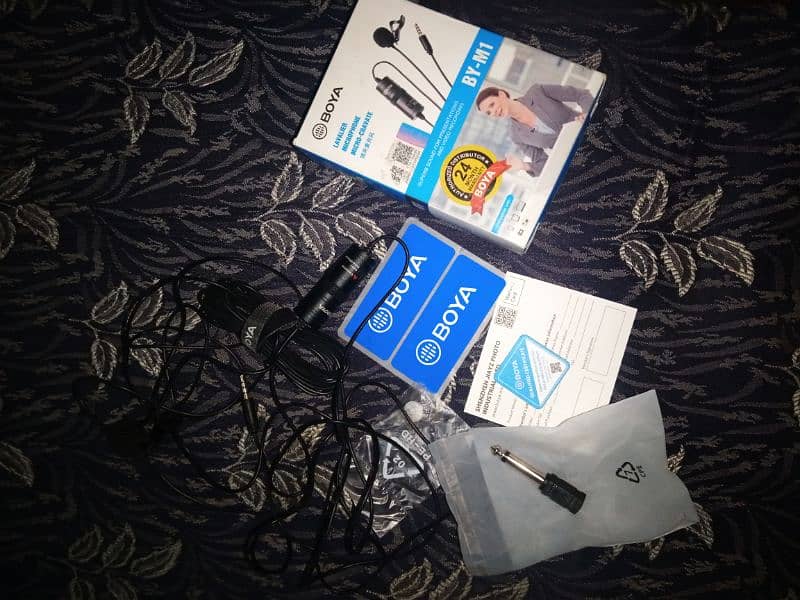Verified Original BOYA BY-M1 Mic With Box and all parts with warranty 7