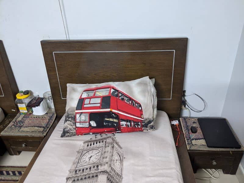 Single Beds & Show Case Cabinet 1