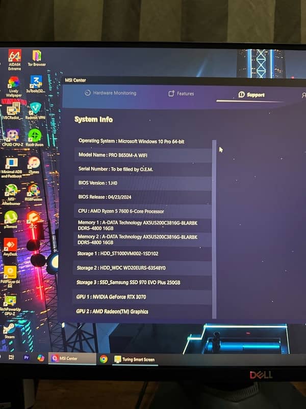 AMD RYZEN HIGH END GAMING PC FOR SELL. AMD 7600. RTX 3070 AORUS 5
