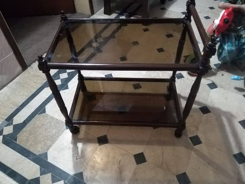 tea trolly. made with pure wood tali 2