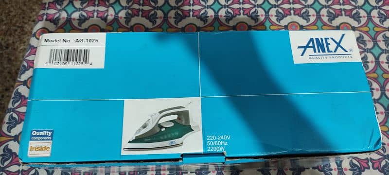 Anex deluxe steam iron new 2
