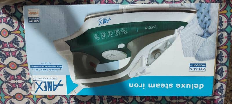 Anex deluxe steam iron new 3