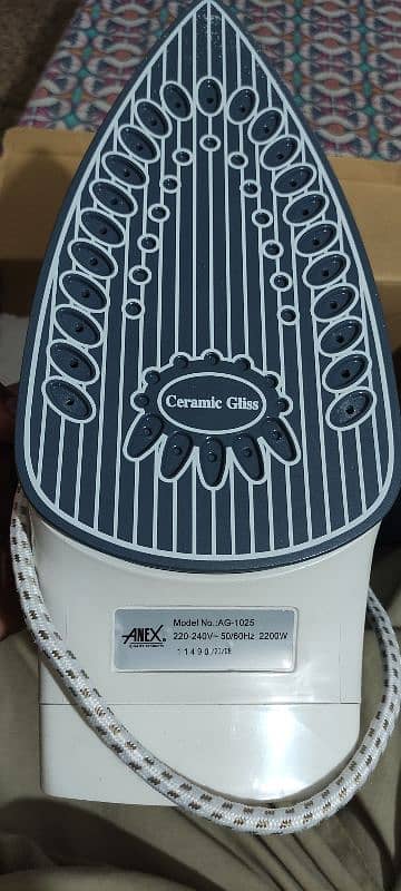 Anex deluxe steam iron new 4