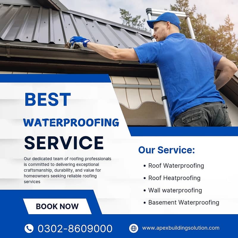 Bathroom Leakage, Seepage. Roof Waterproofing, Roof Heat Proofing 1