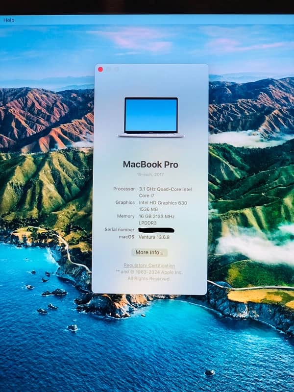 Macbook Pro 2017 - 16GM - 512GB 1