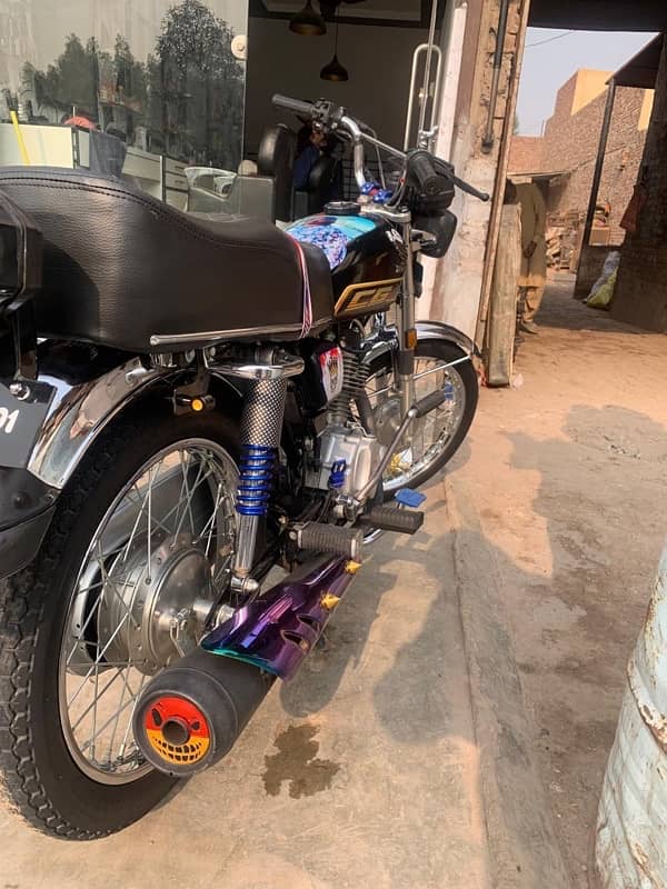 Honda 125 self start urgent sale exchange possible 5