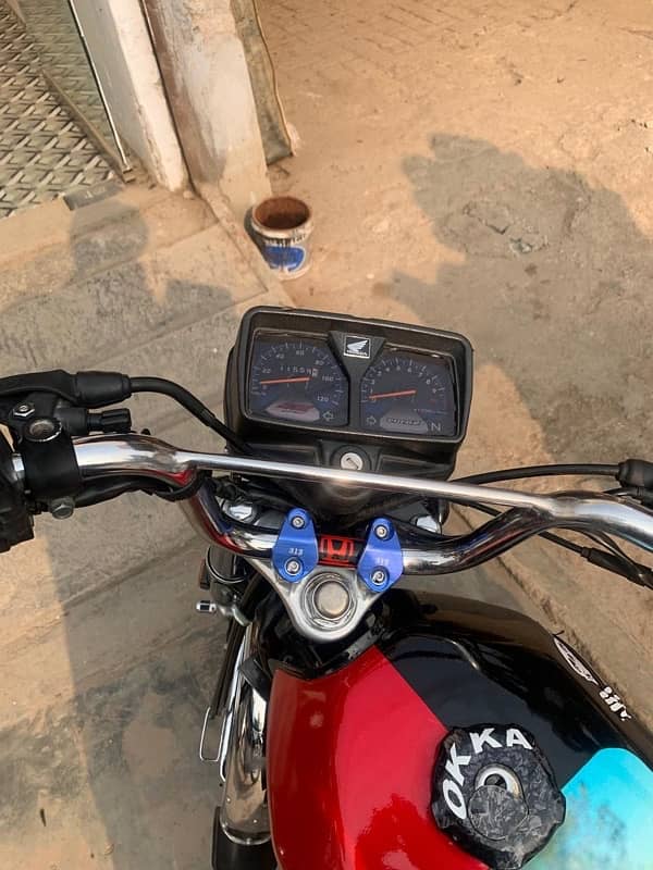 Honda 125 self start urgent sale exchange possible 6
