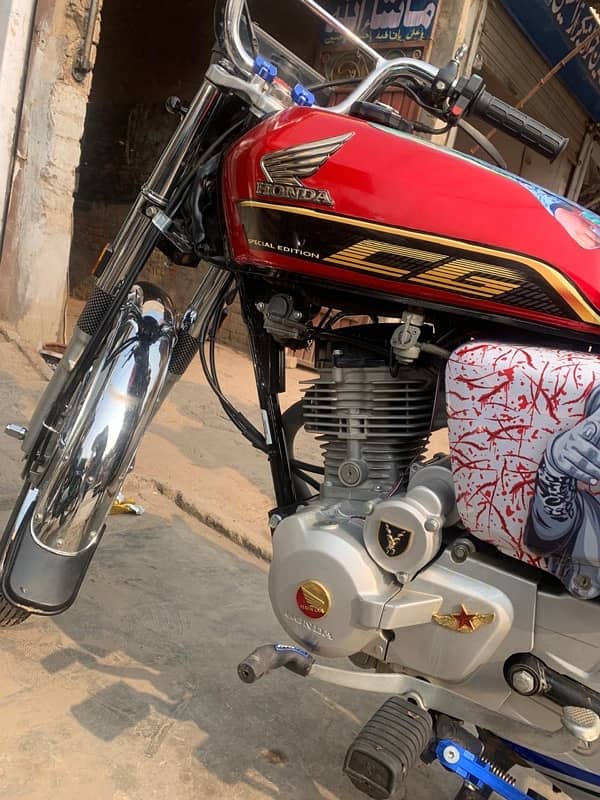 Honda 125 self start urgent sale exchange possible 7