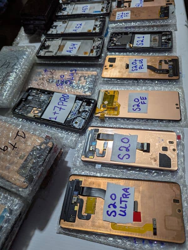 Samsung  S20 Ultra, S20 Plus S21 Ultra,  S20, S21 Fe LED Panels 0