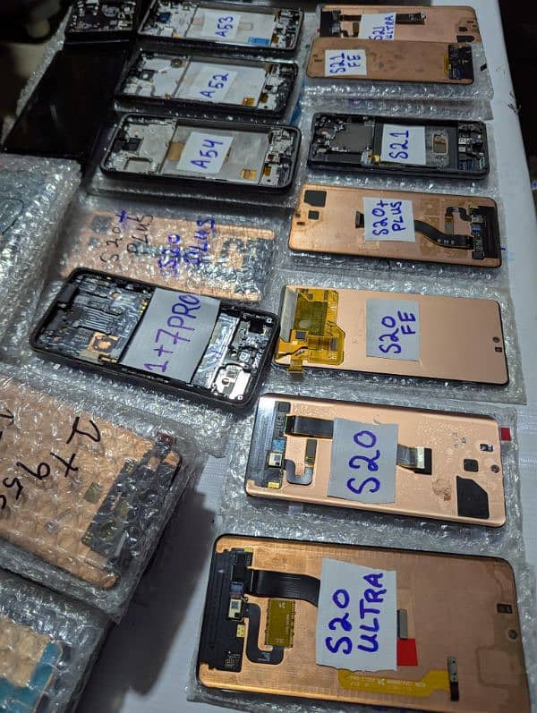Samsung  S20 Ultra, S20 Plus S21 Ultra,  S20, S21 Fe LED Panels 2