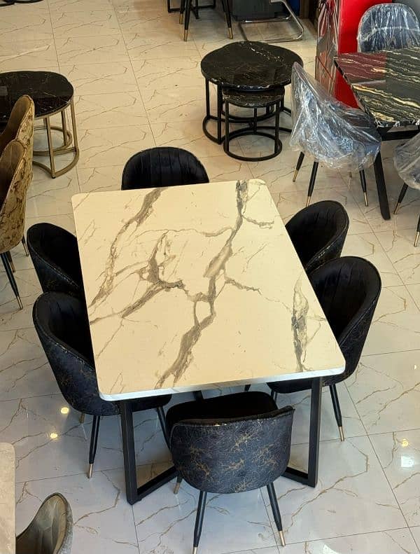 Dining Table - 6 Seater Dining Table - Dining Table With Dining Chair 16