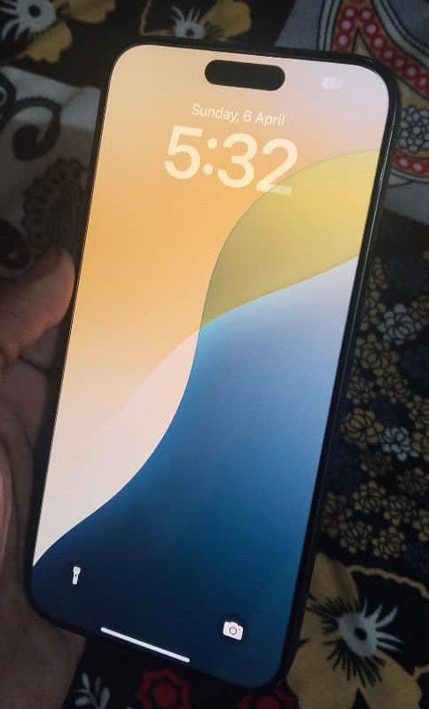Iphone 15 pro max black titanium 256 Gb  jv 5