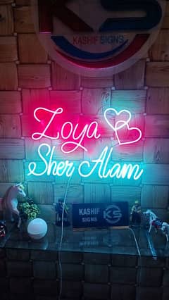 Neon Light Export Quality Sign Board
