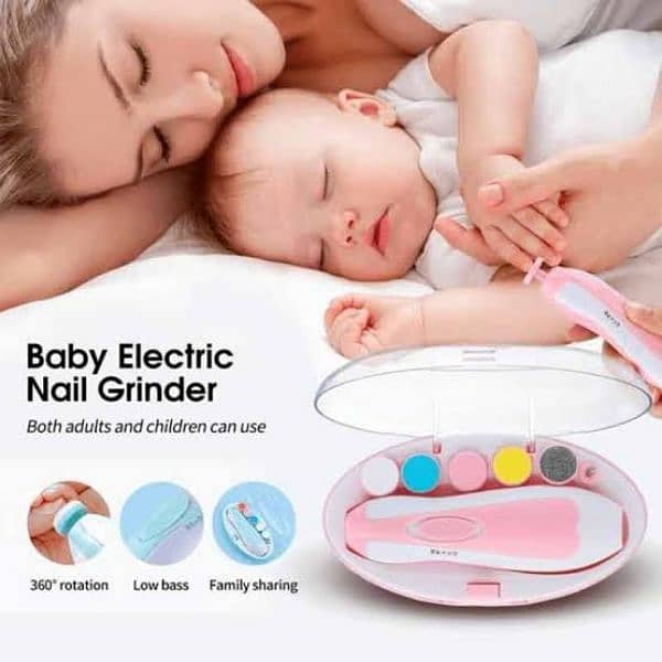 Baby electric nail clipper nail cutter manicure & Pedicure 0
