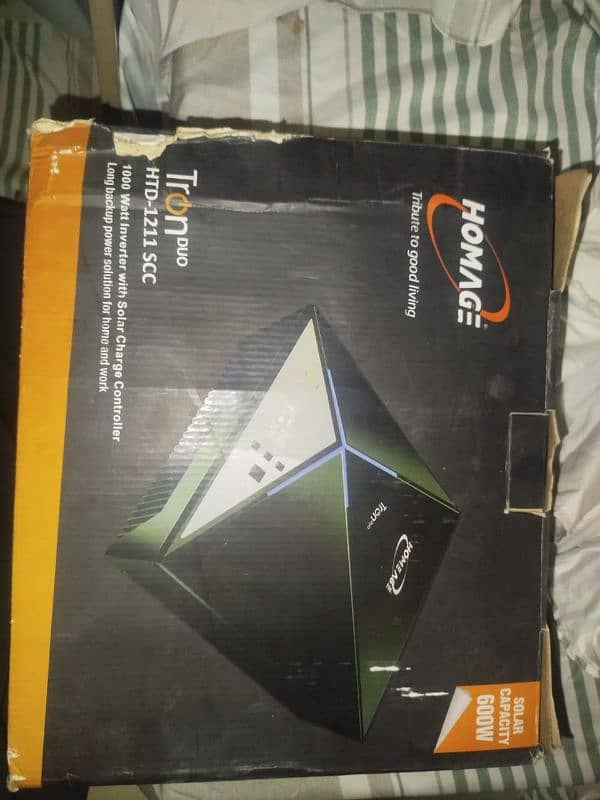 Homage Tron Duo 1000 Watts Solar UPS 0