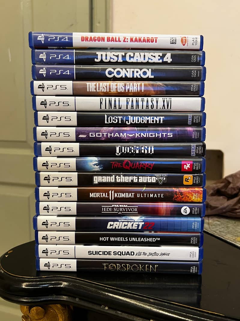 Playstation 5 and 4 Ps4 PS5 Video Games for Sale 0