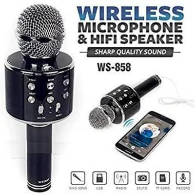 Wireless Mic With Speaker with Long Lasting Battery cash on delivery