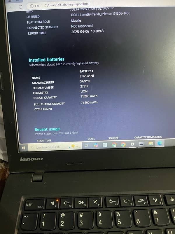 Lenovo core i3 5th generation 3