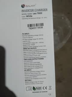 Galaxy Leo 6.2 kw PV 7000 Hybrid Solar Inverter