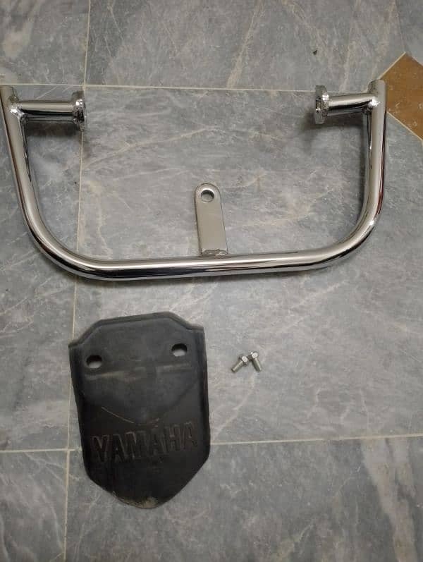 Yamaha ybz-dx tail carrier + front mudguard tail 1