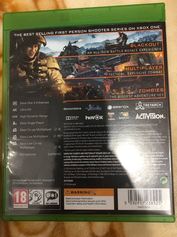Call Of Duty Black OPS 4 [IV] - Both Xbox one & Series 1
